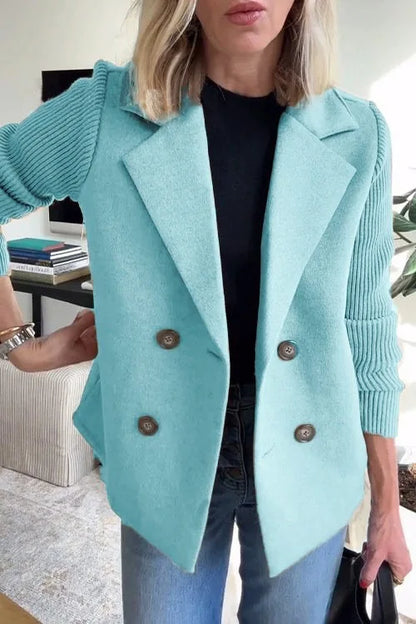 Elegant Patchwork Woolen Jacket™